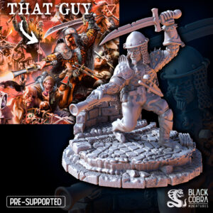 that guy miniature and escenic base stl