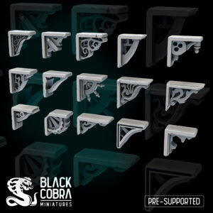 corbels set stl
