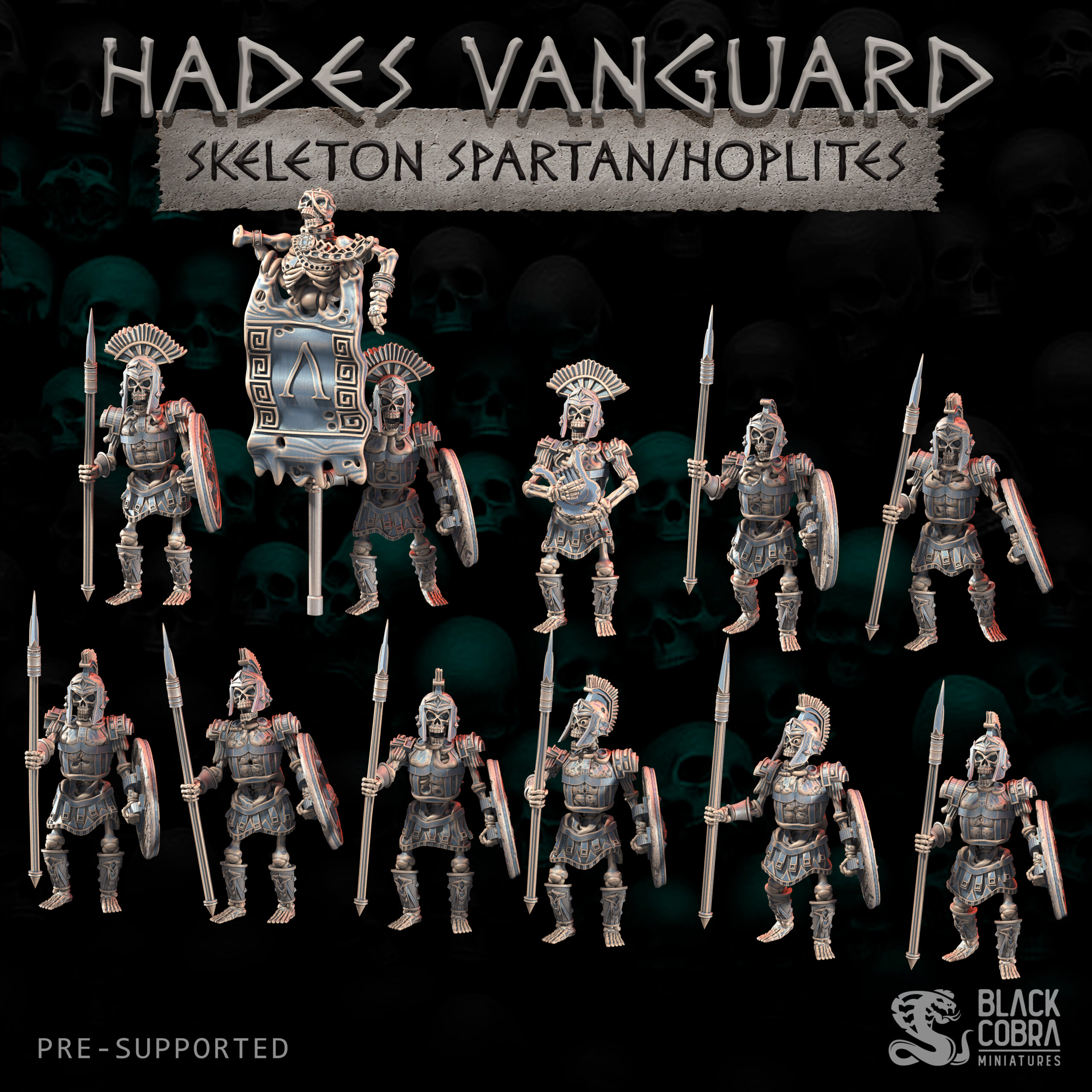 skeletons spartan/hoplites hades vanguard stl skeletons spartan/hoplites hades vanguard stl