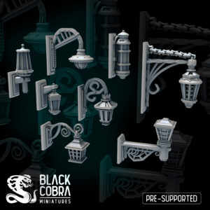 street wall lamps stl