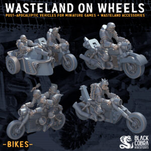  bikes wasteland on wheels stl