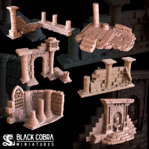 bundle ruins set stl
