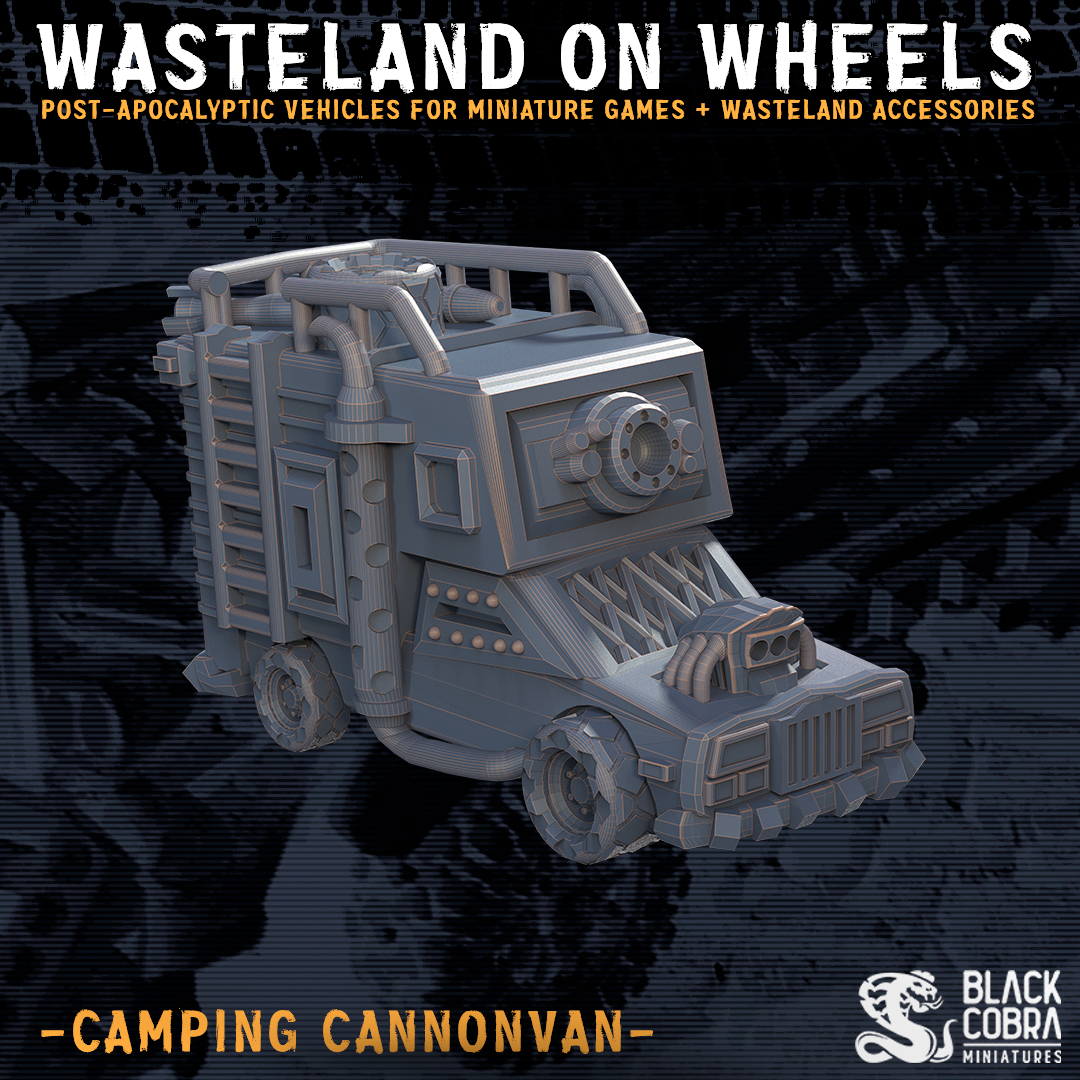 cannonvan wasteland on wheels stl cannonvan wasteland on wheels stl