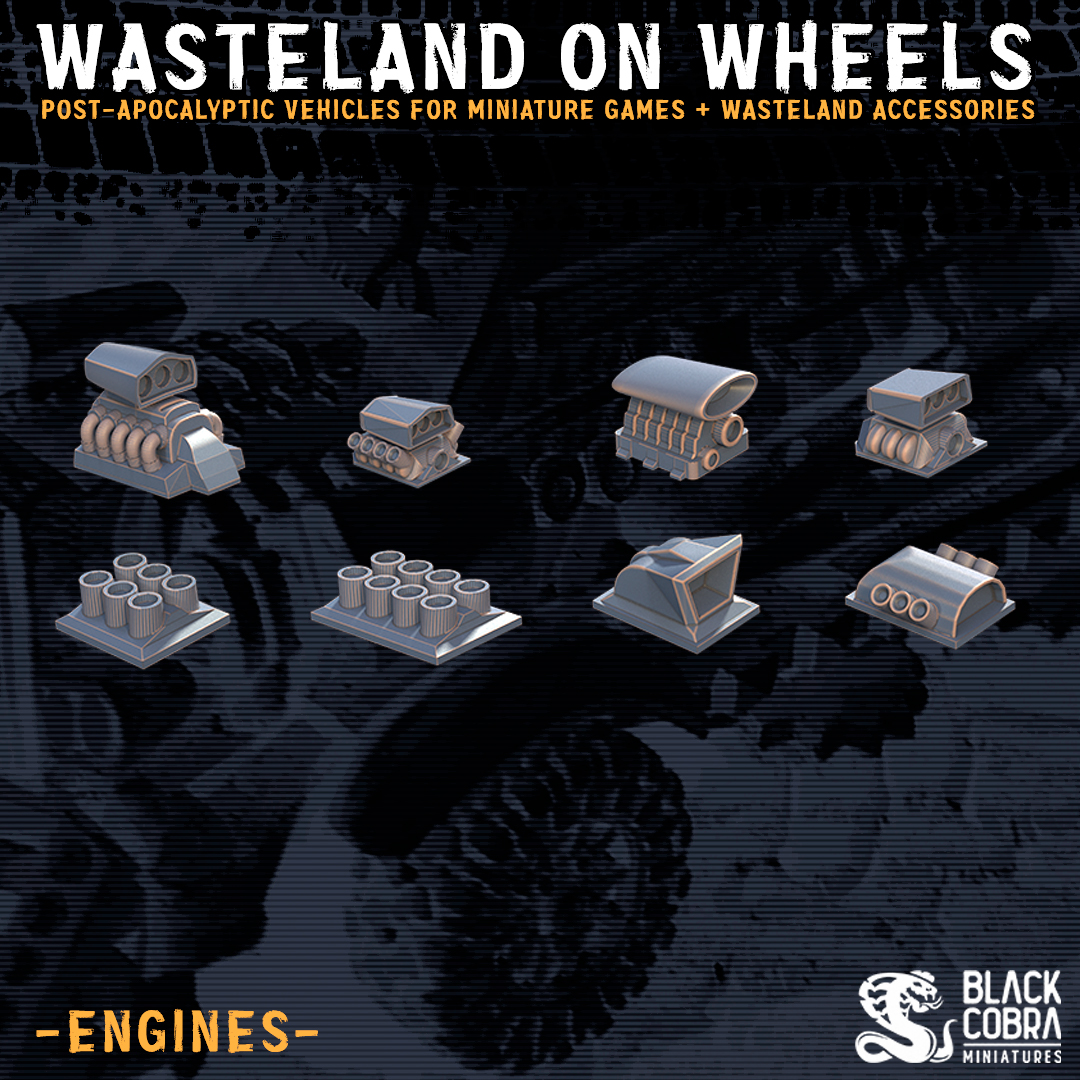 1/64 engines wasteland on wheels stl 1/64 engines wasteland on wheels stl