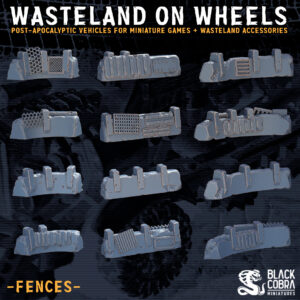  racing fences wasteland on wheels stl