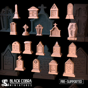 tombstones set stl