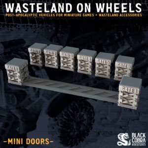  mini doors wasteland on wheels stl
