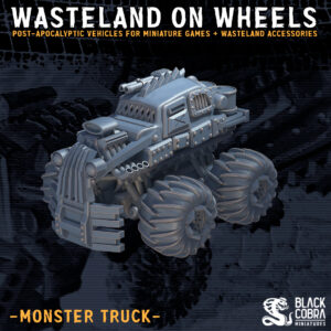  monster truck wasteland on wheels stl
