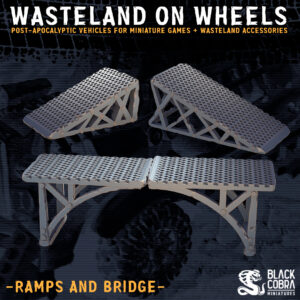 ramps and bridge wasteland on wheels stl