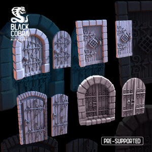diorama and scenography door set stl