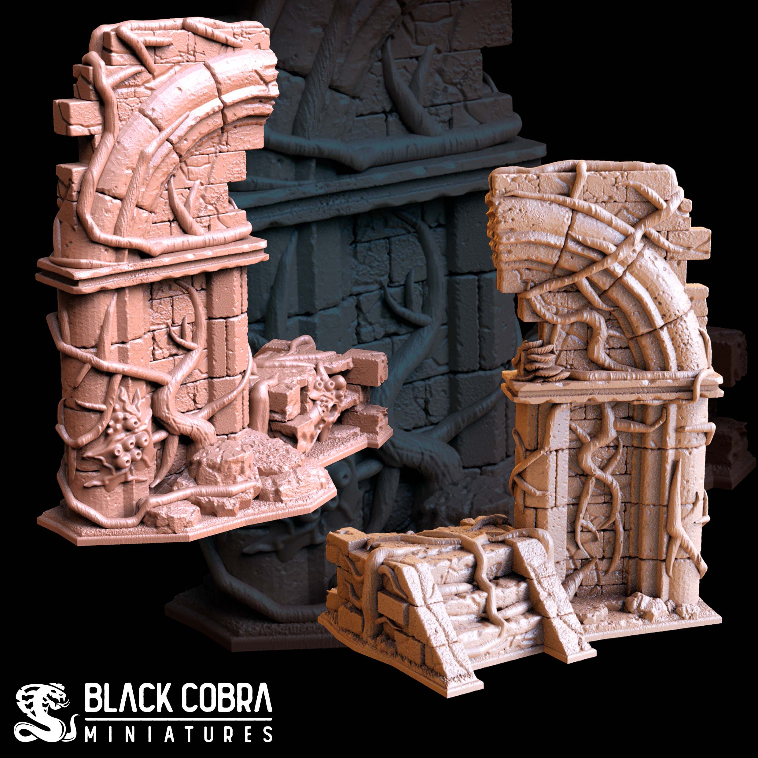 stone ruins 2 (two options) stl stone ruins 2 (two options) stl